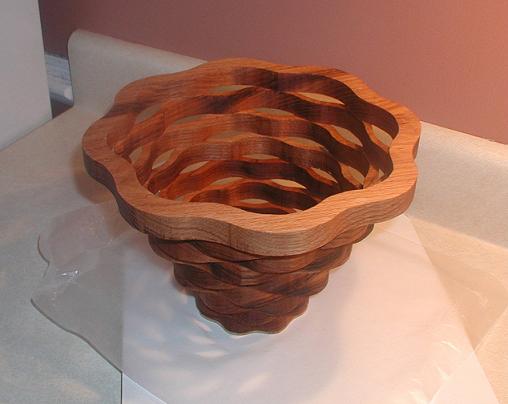 Non-turned bowl