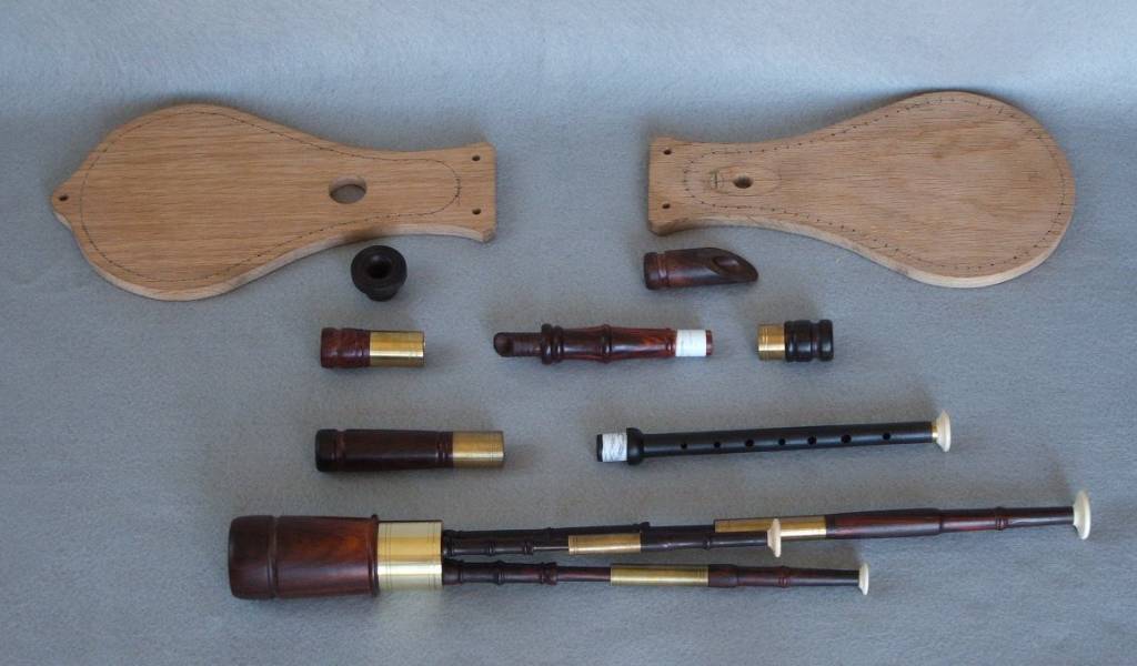 Northumbrian Small Pipes - all parts