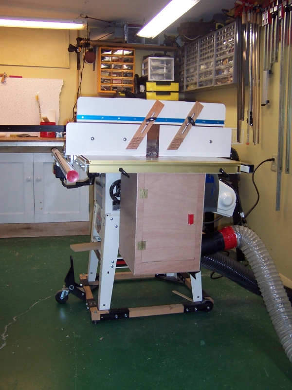 Router table DC cabinet