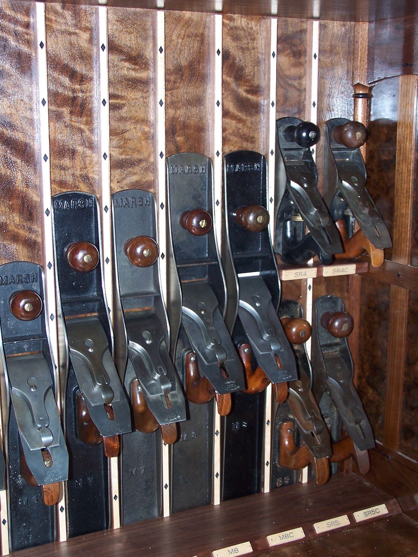Some of the larger Marsh Bench Planes