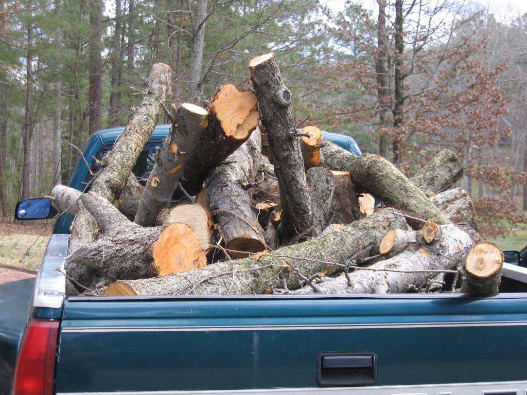 Truckload of Apple Wood