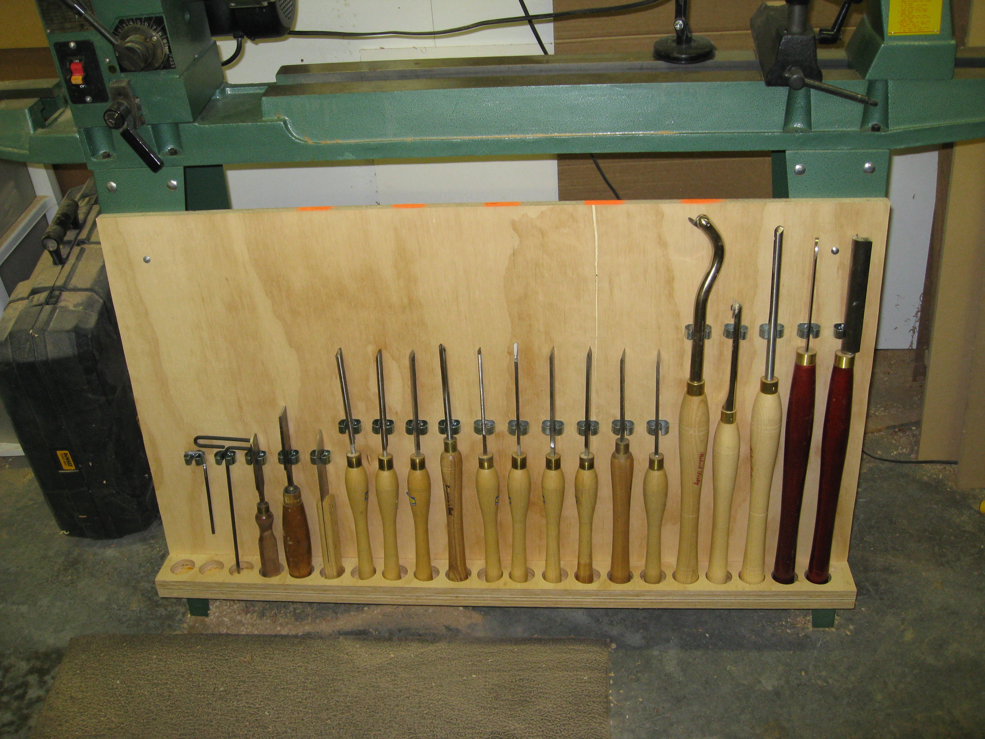 Turning tool rack