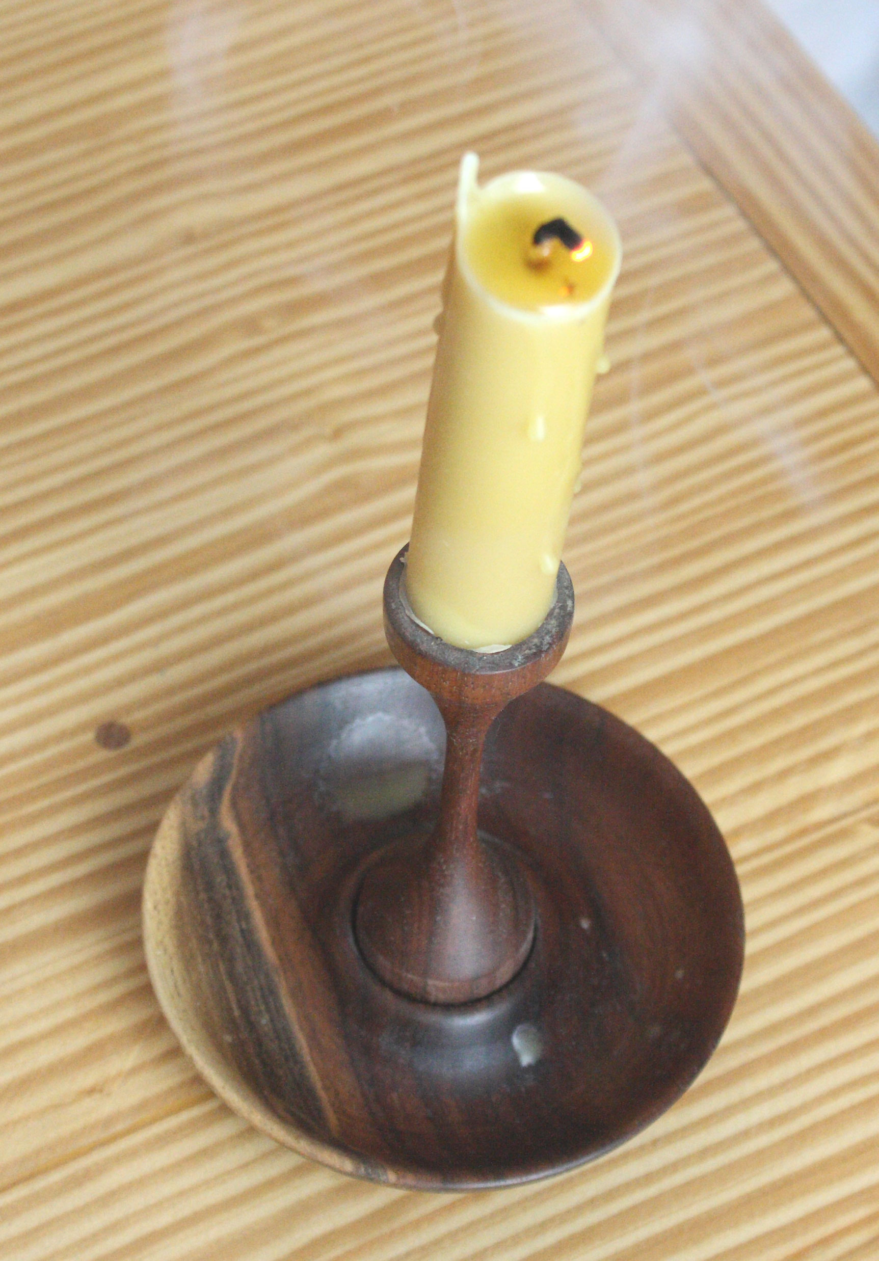 Walnut Candle Stick