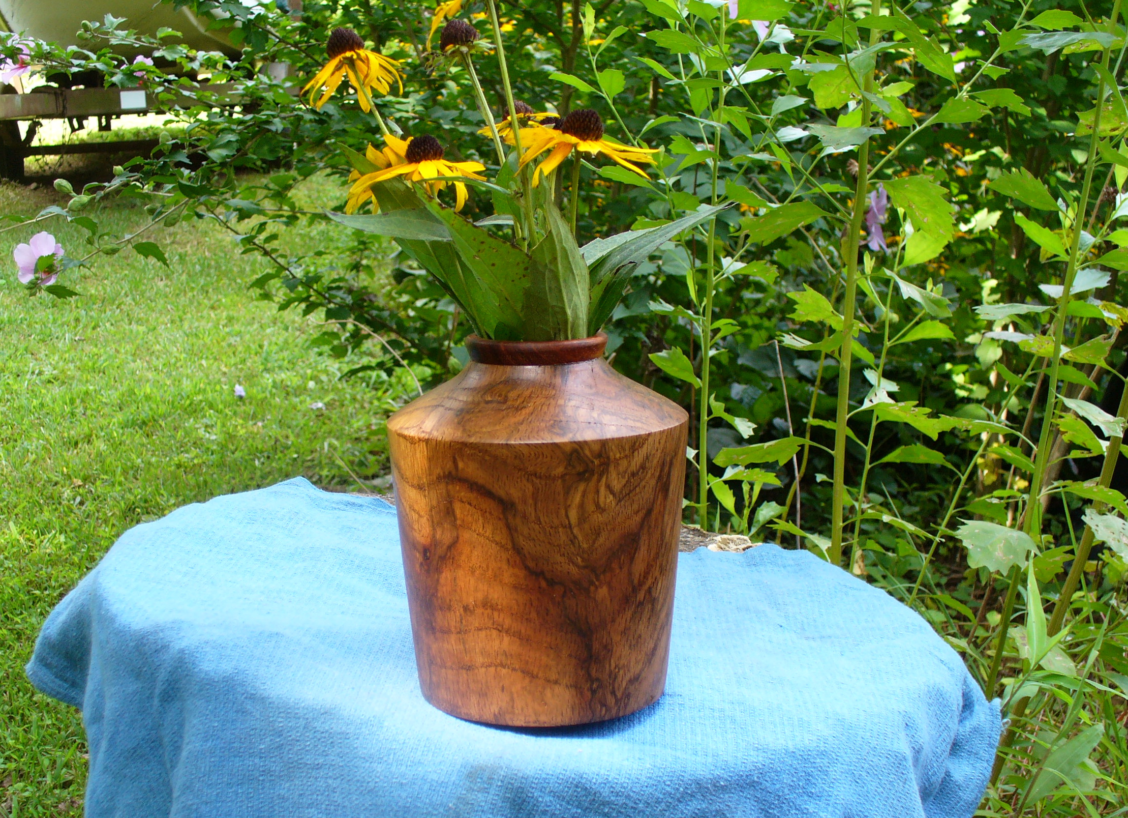 White Oak Vase