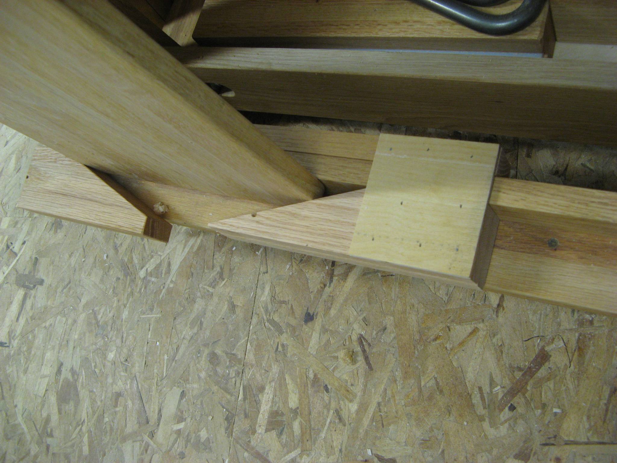 workbench build - planing beam, lower end clamp