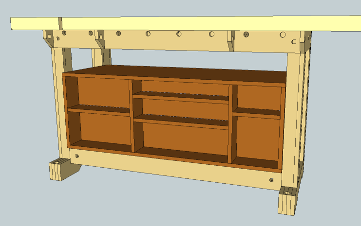 Workbench - tool cabinet