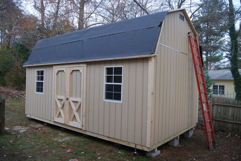 12'x20' barn style workshop build