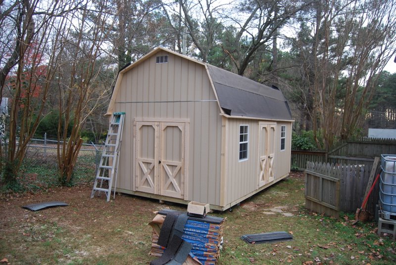 12'x20' barn style workshop build