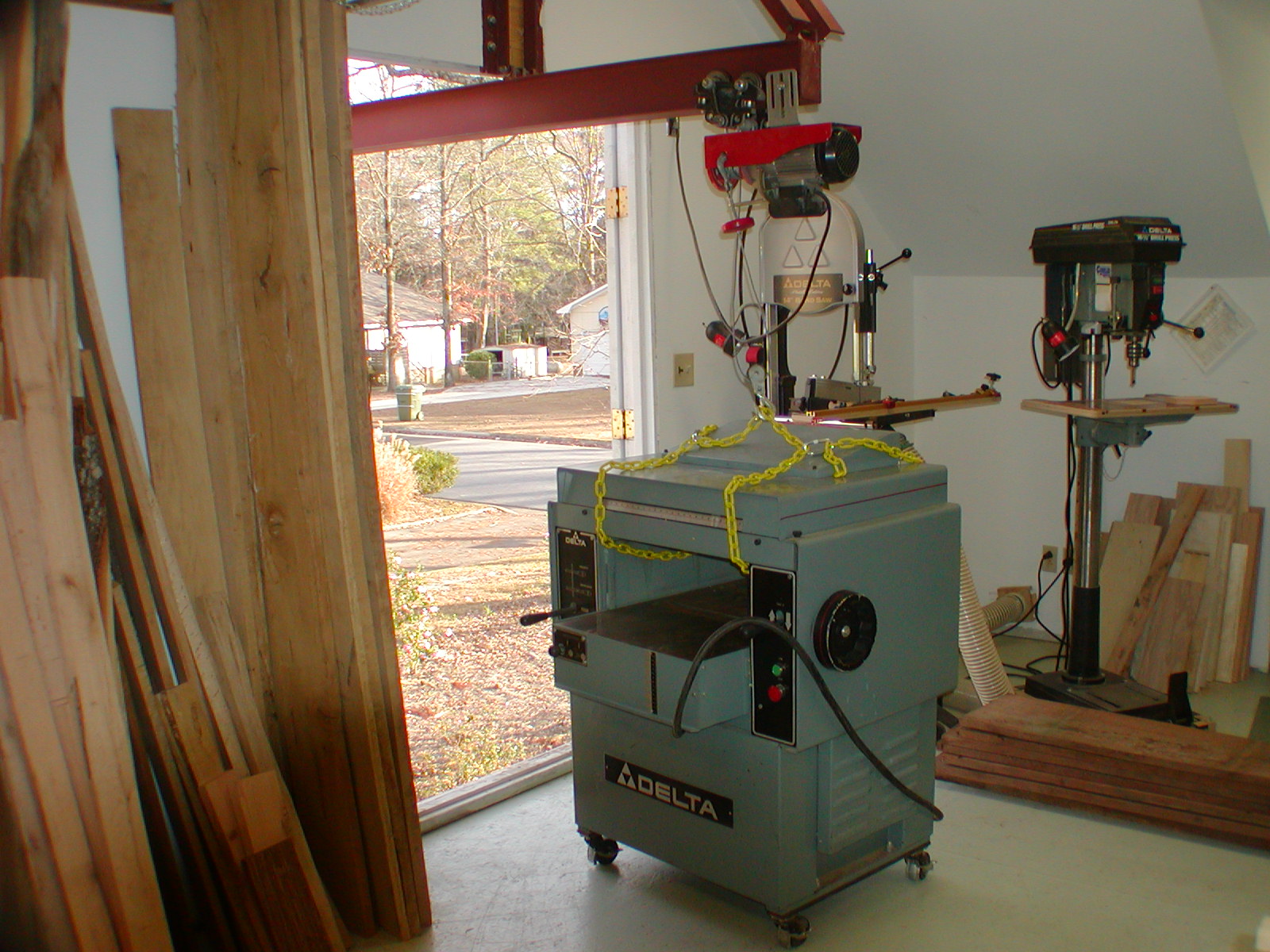 20" Planer, in its new home