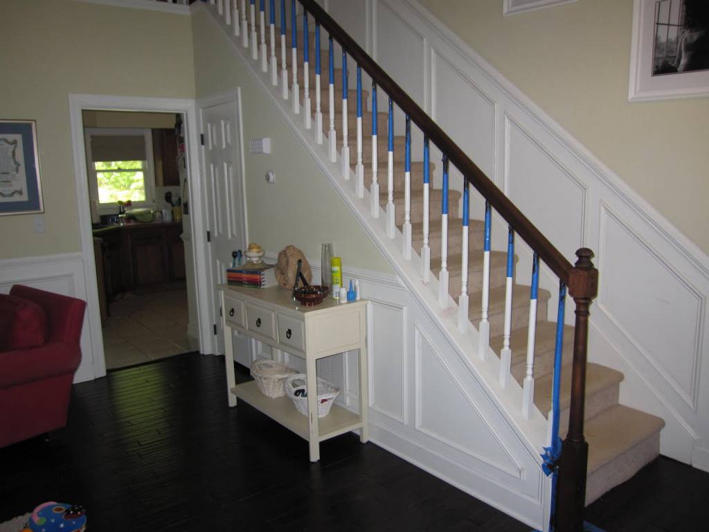 Banister Refinish After