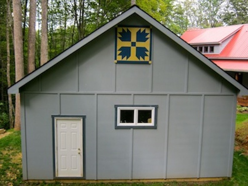 Barn Quilt from Back