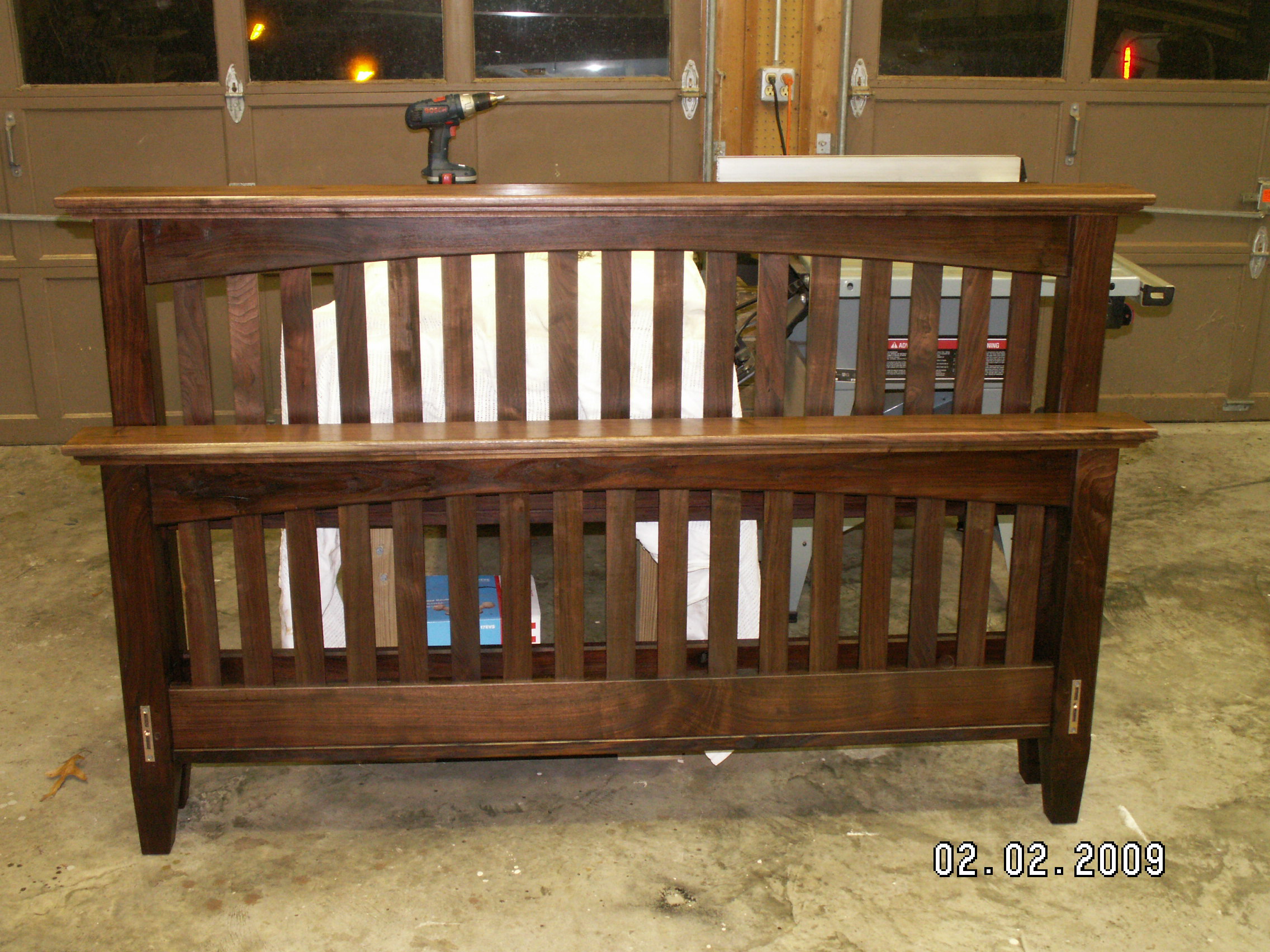 Black Walnut Bed