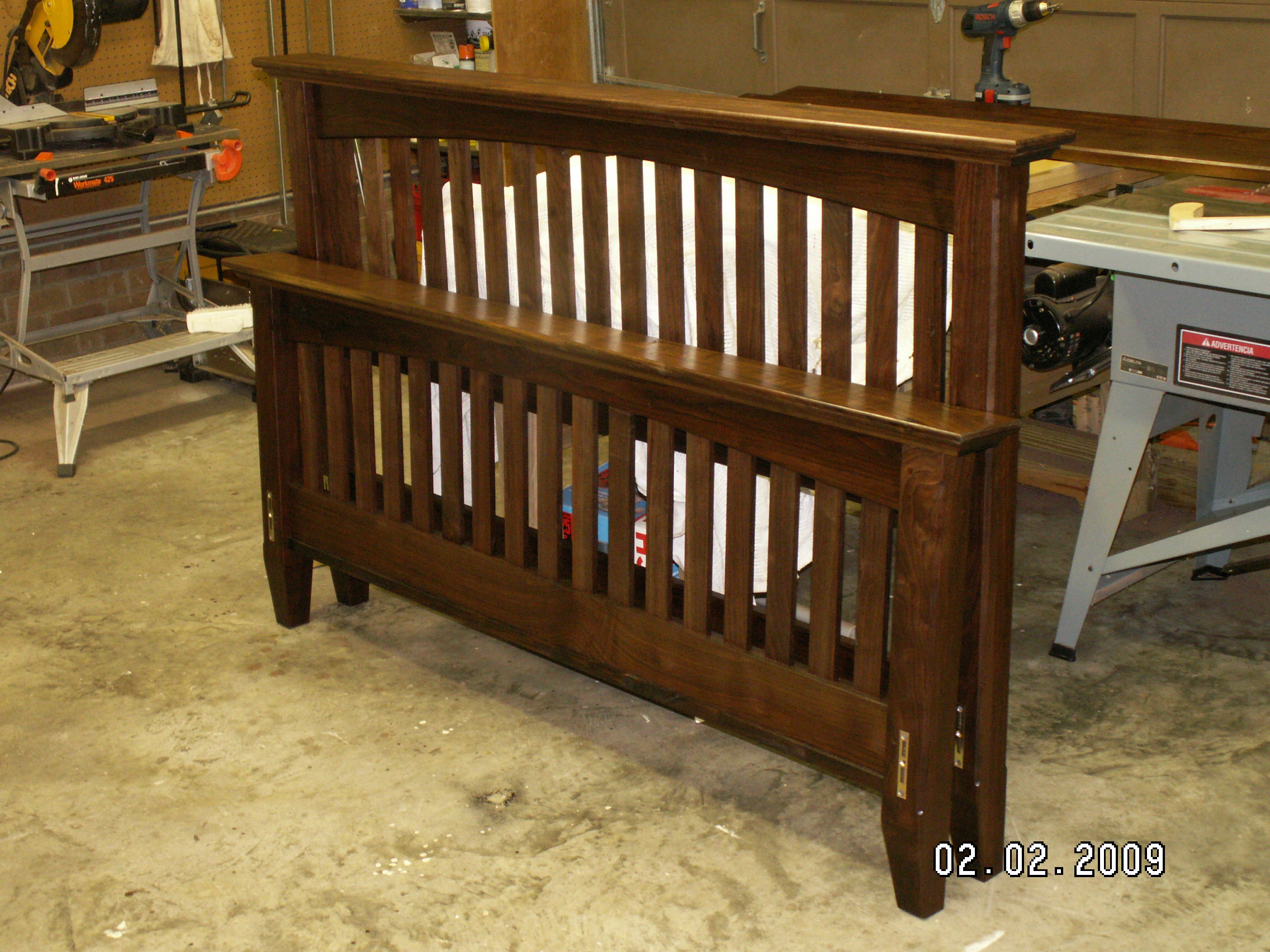 Black Walnut Bed