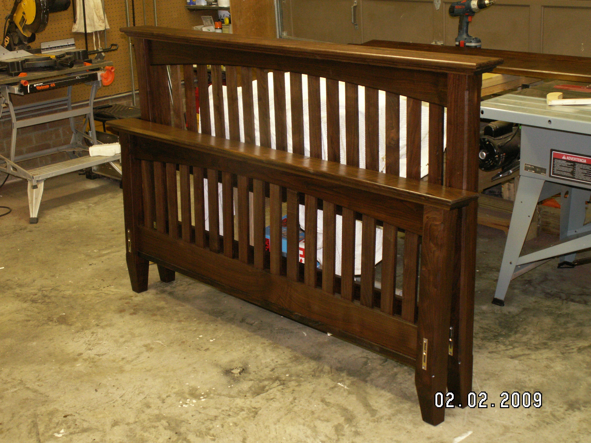 Black Walnut Bed