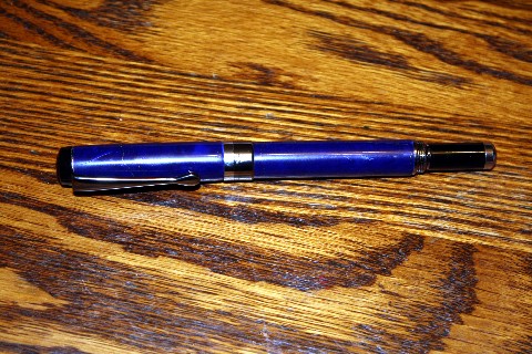 Blue Lapis TruStone Classic American Rollerball Pen