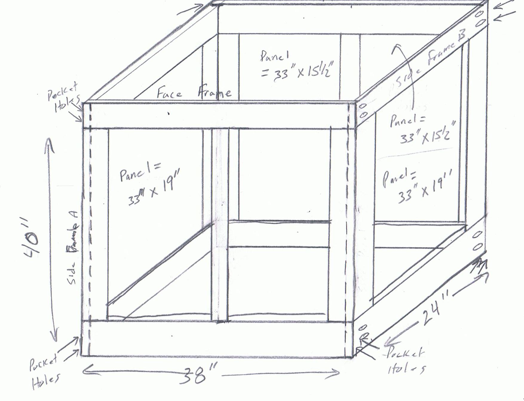 Bookcase Base Frames