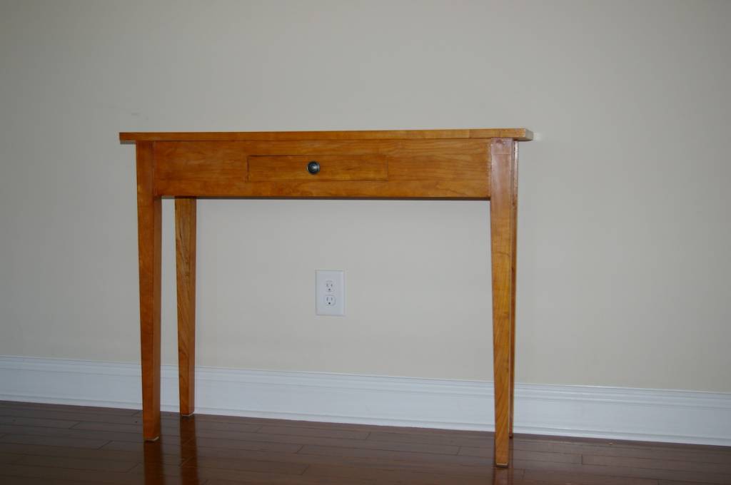 cherry hall table