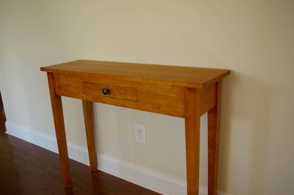 cherry hall table