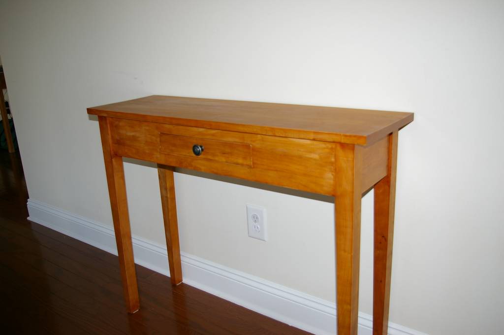 cherry hall table