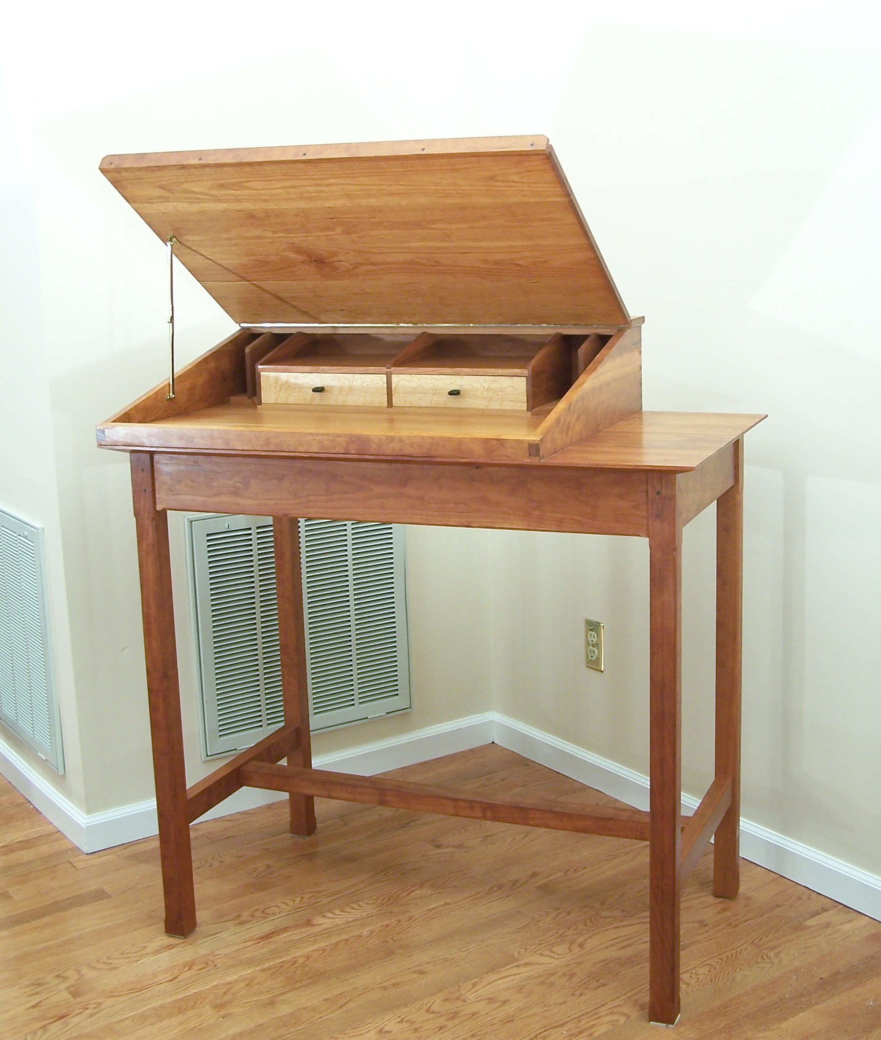 Cherry writing desk