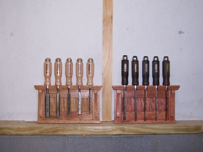 Chisel holder/rack