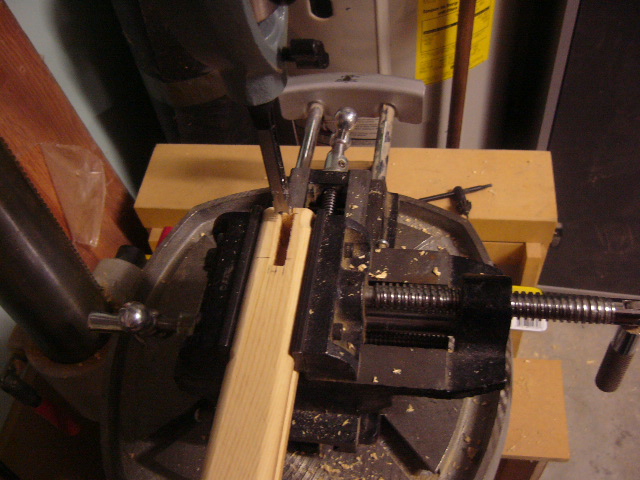 cross vice for mortising