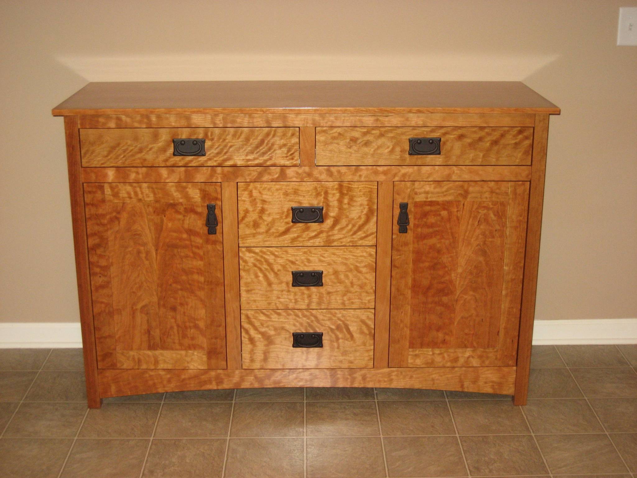 Curly Cherry Buffet Table