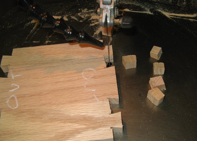 Cutting dovetails on bandsaw, scrollsaw and router table