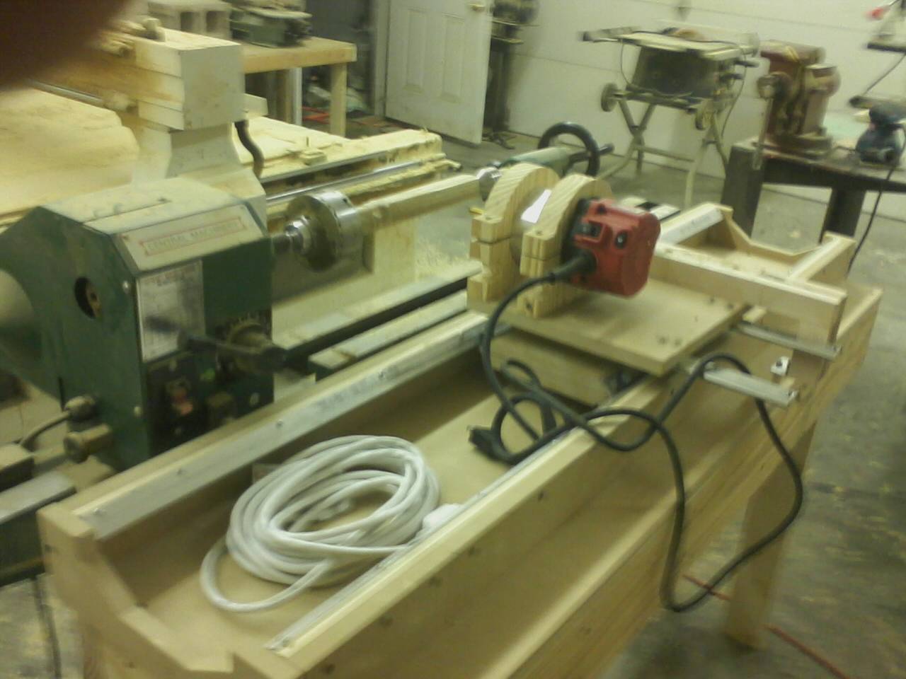 diy router lathe duplicator