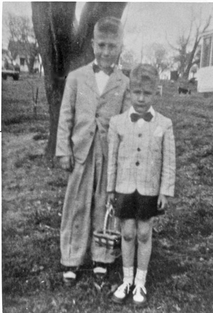 Don and Roger Easter 1952