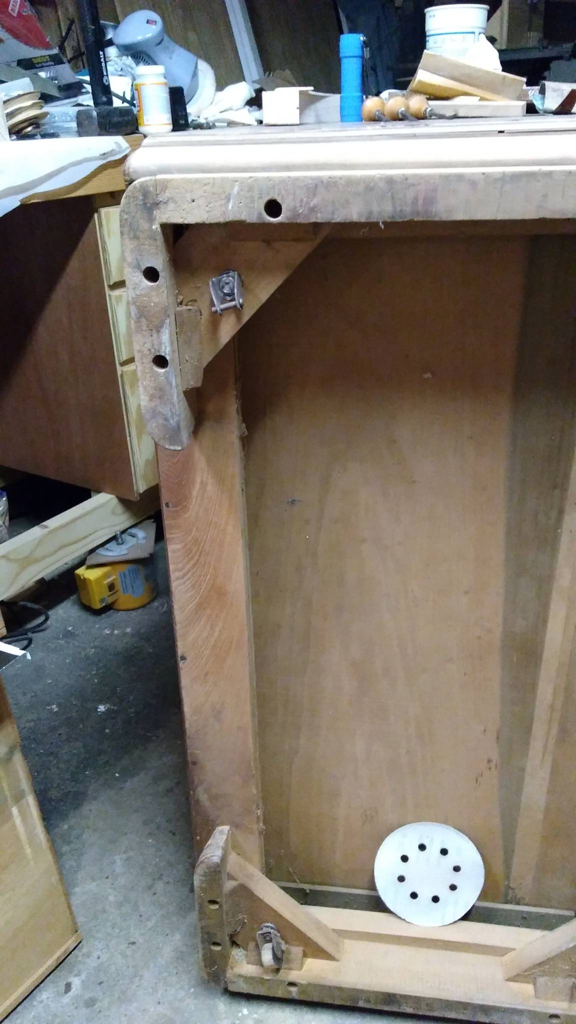 Drawer chest frame