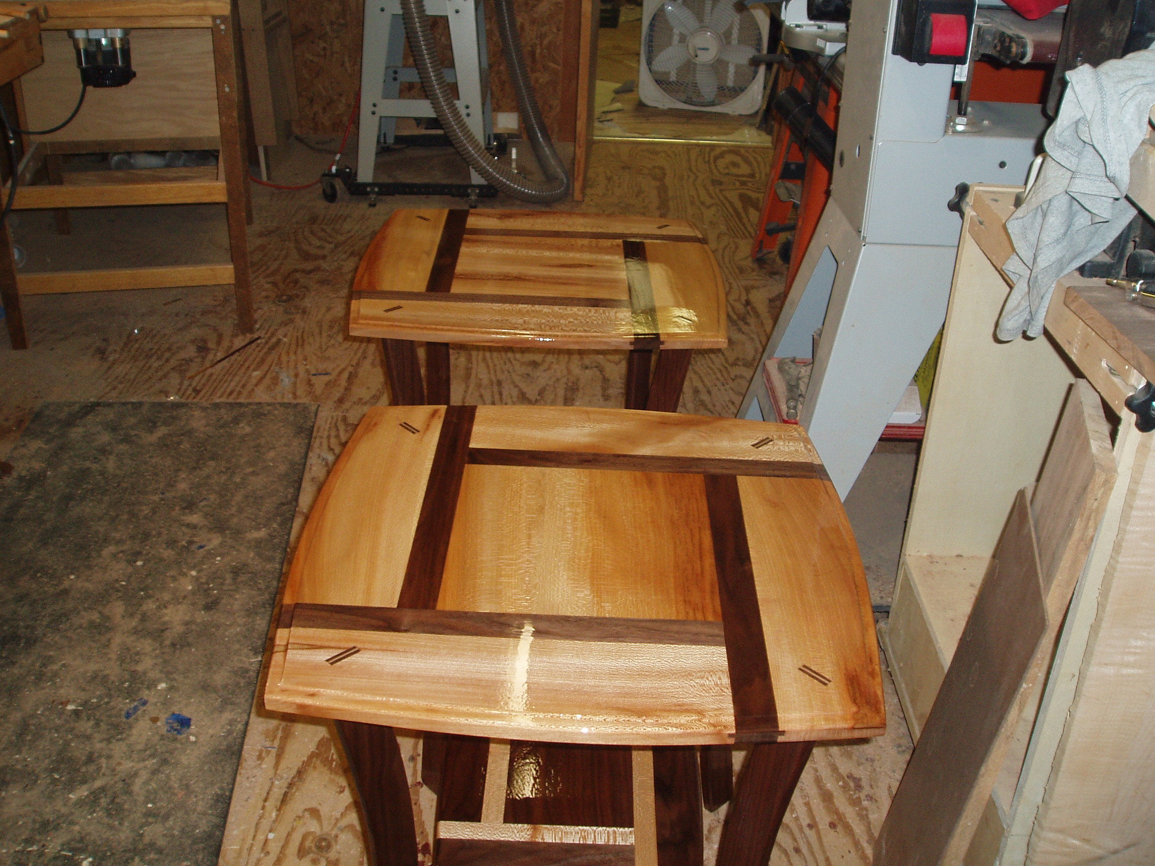 End Tables 2nd coat