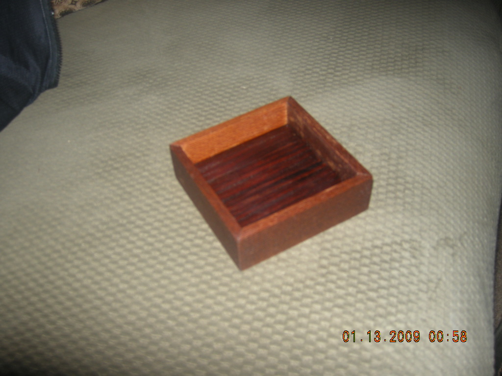 exotic wood box