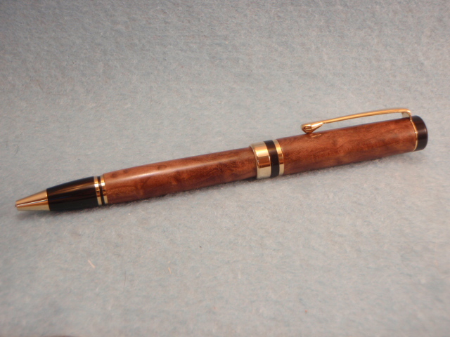 Gold American Classic pen in Redwood Burl