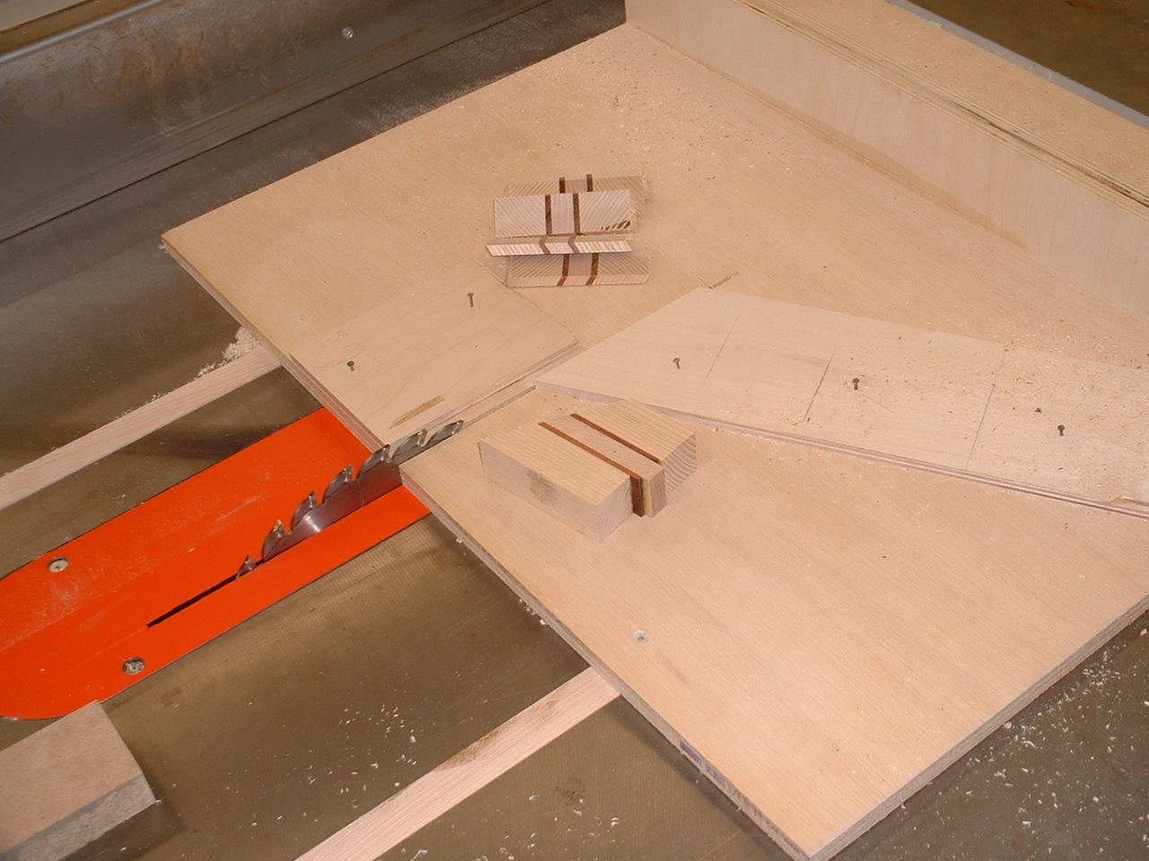 Inlay cutting sled