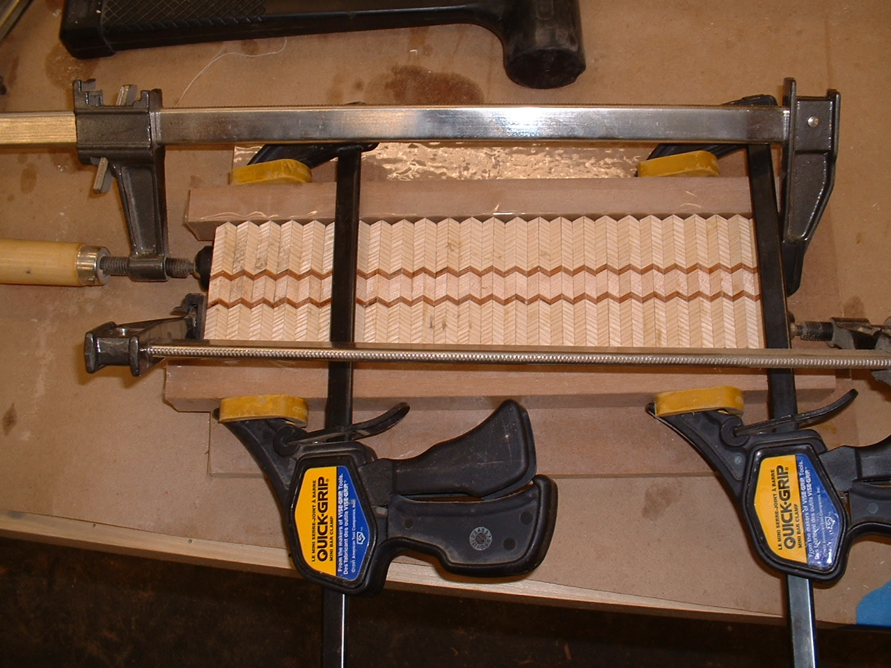 Inlay cutting sled