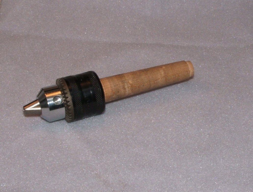 Jacobs screw-chuck mounted on MT2 adapter