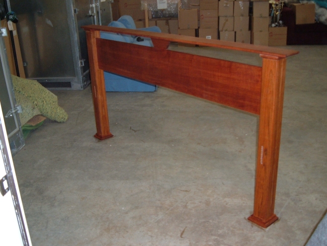 Jatoba bed frame