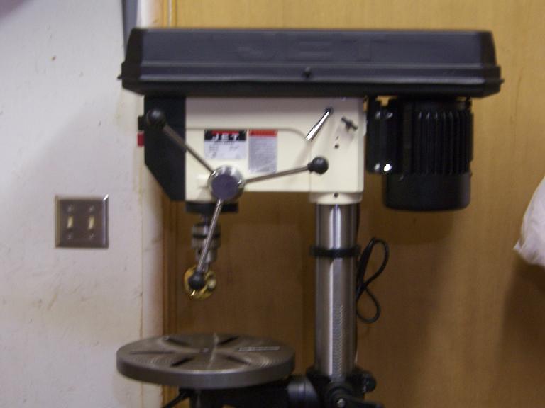 Jet Drill Press close-up