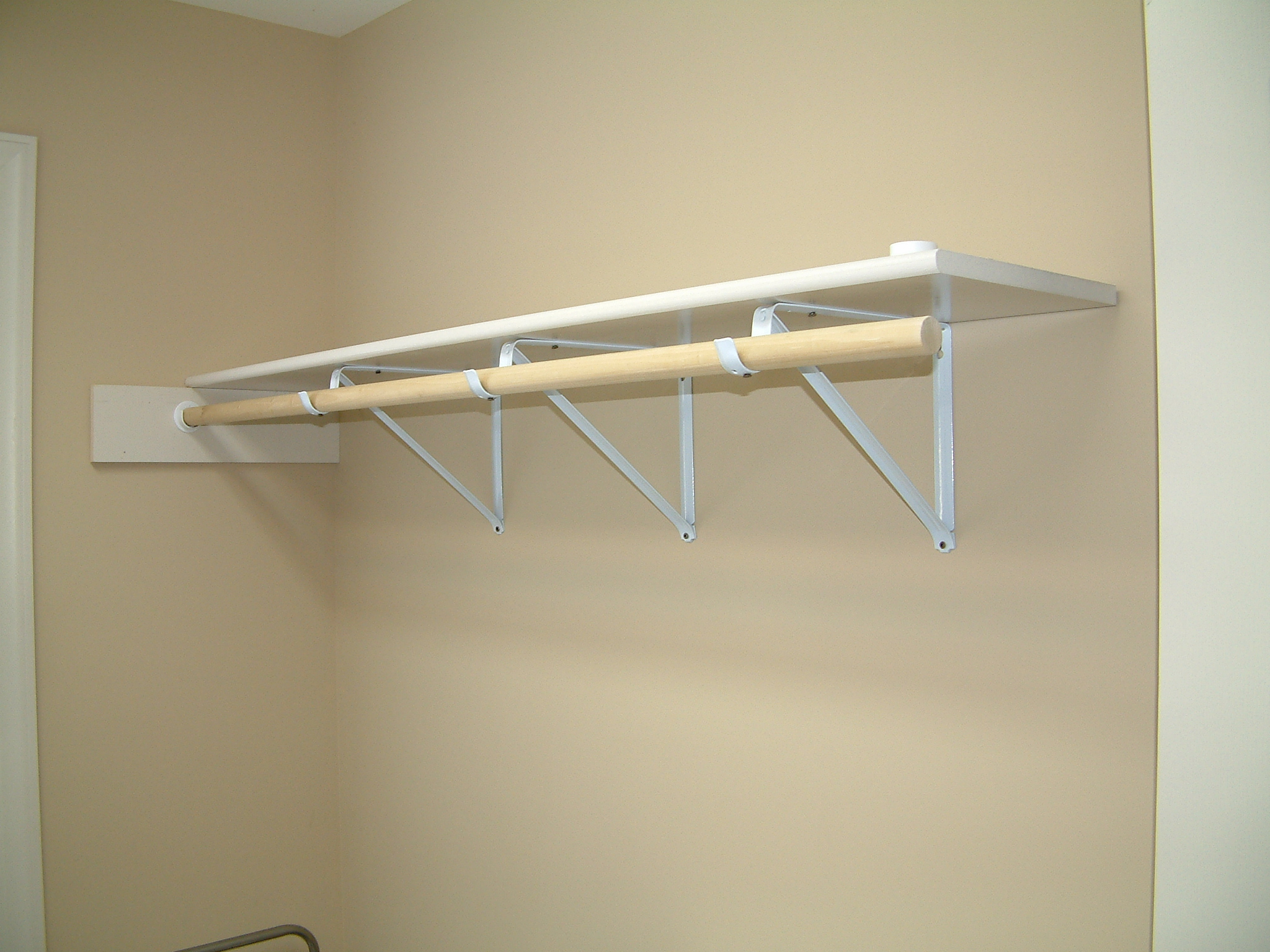 Laundry room shelf