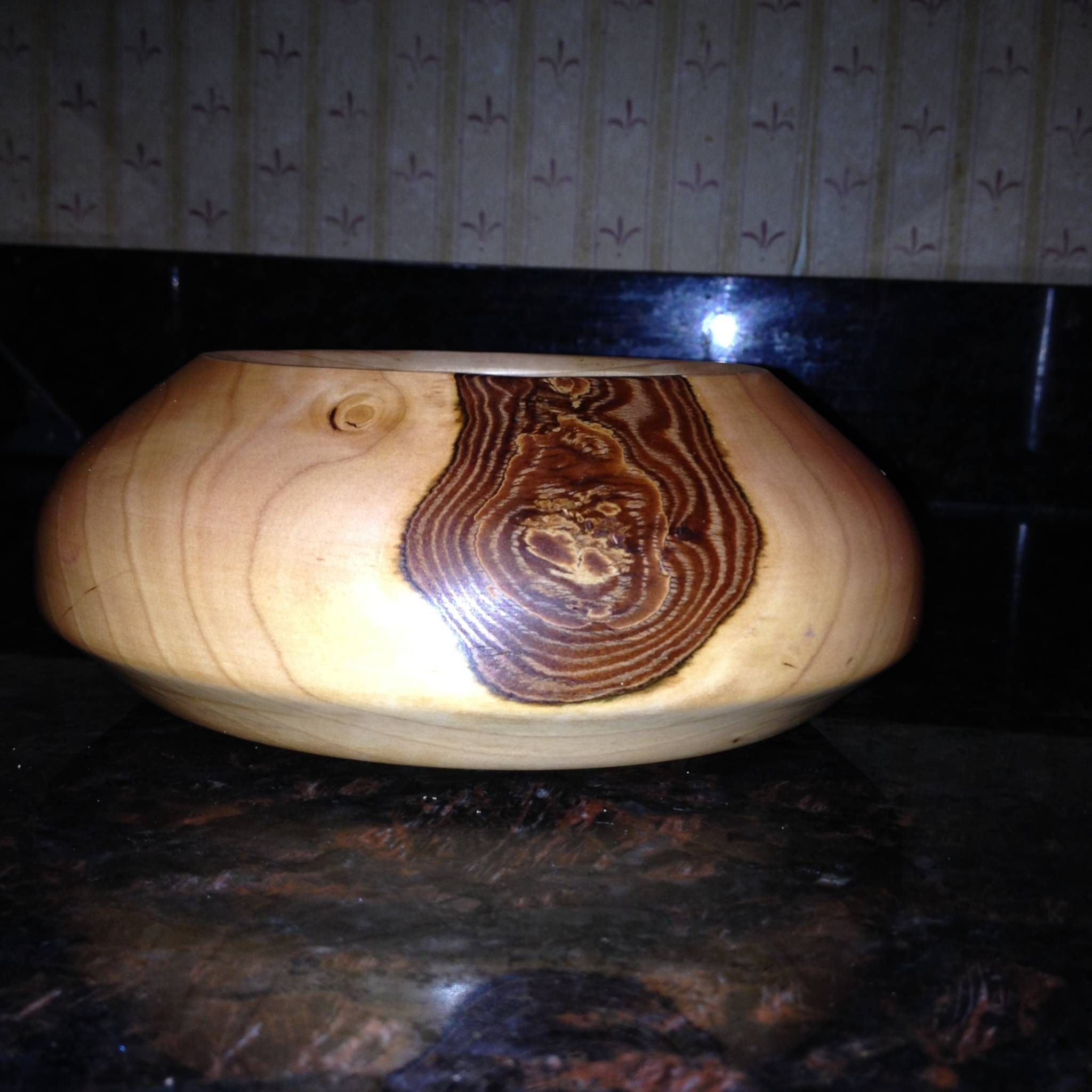 Live edge Pear bowl