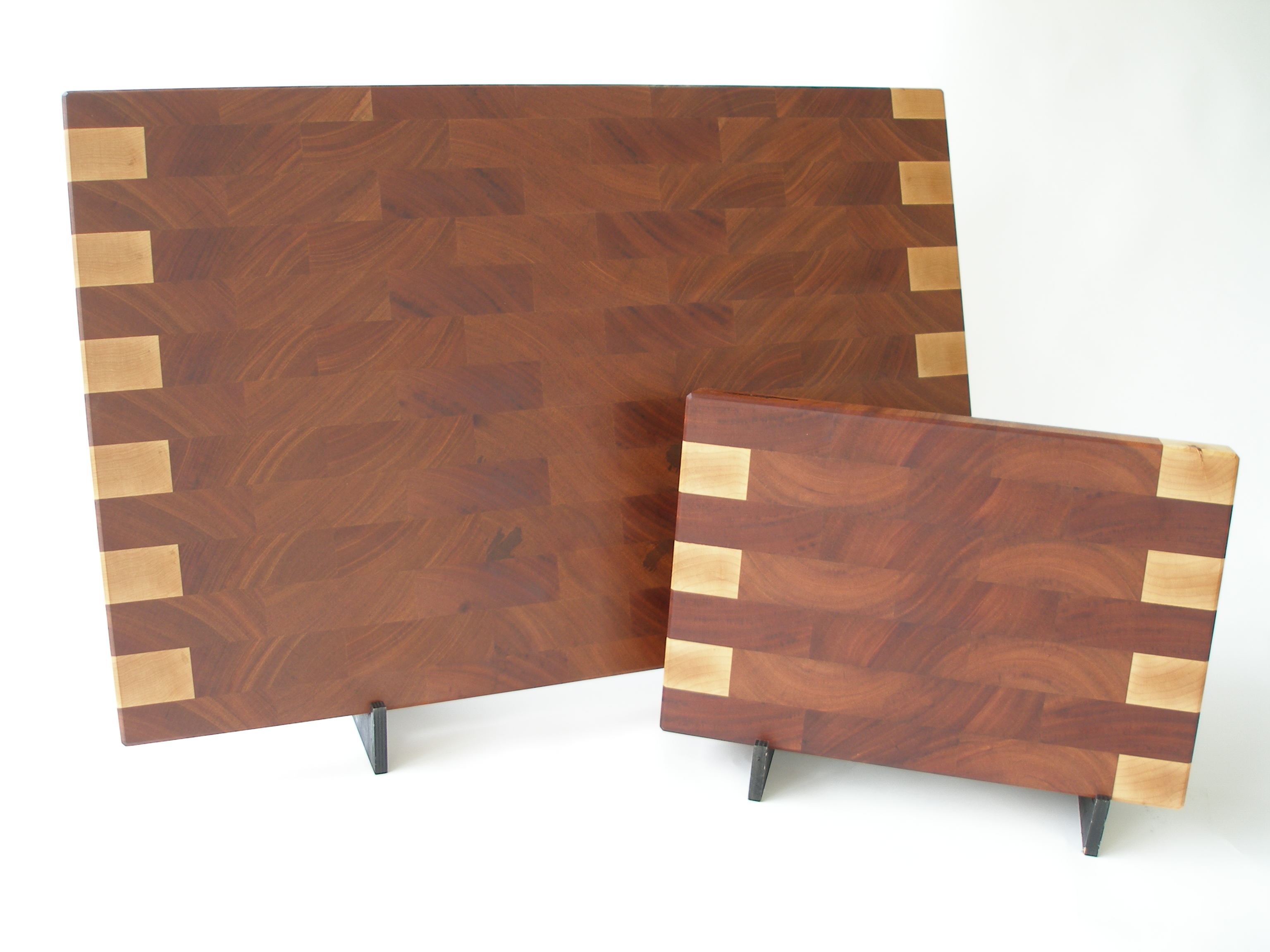 Mahogany/Hard Maple Matched Set Cutting Boards