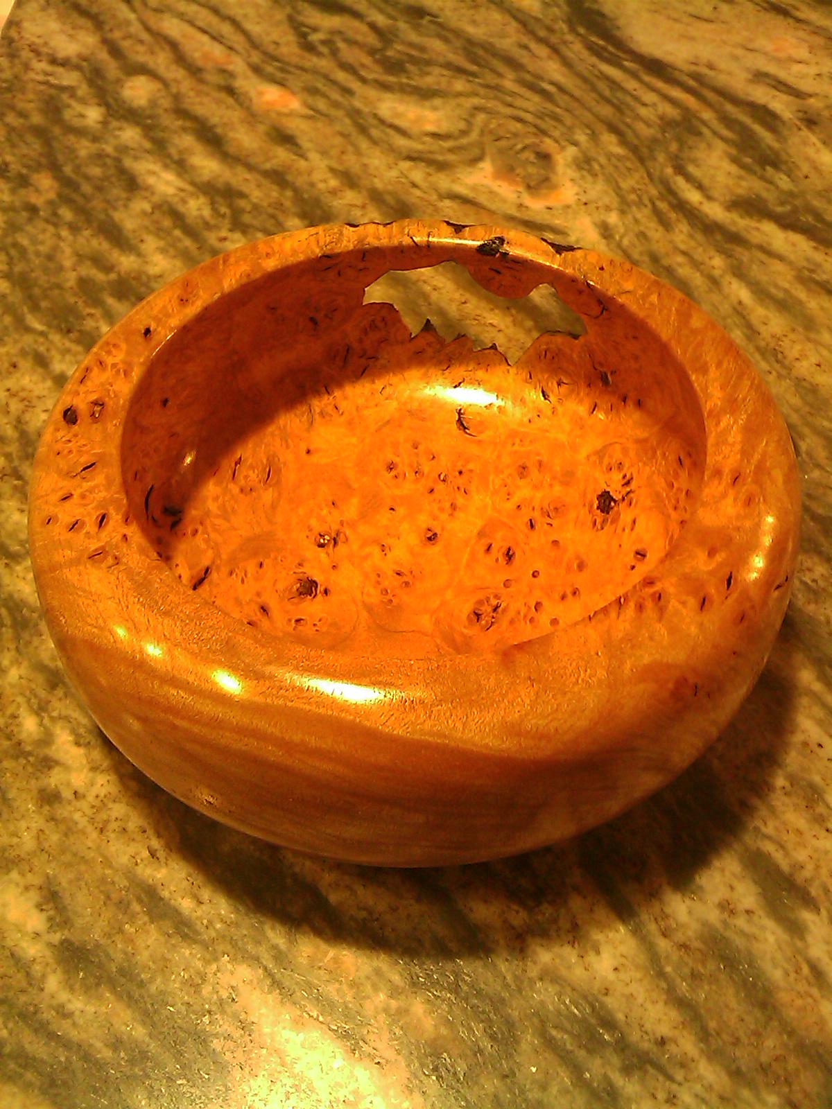 Maple Burl Bowl