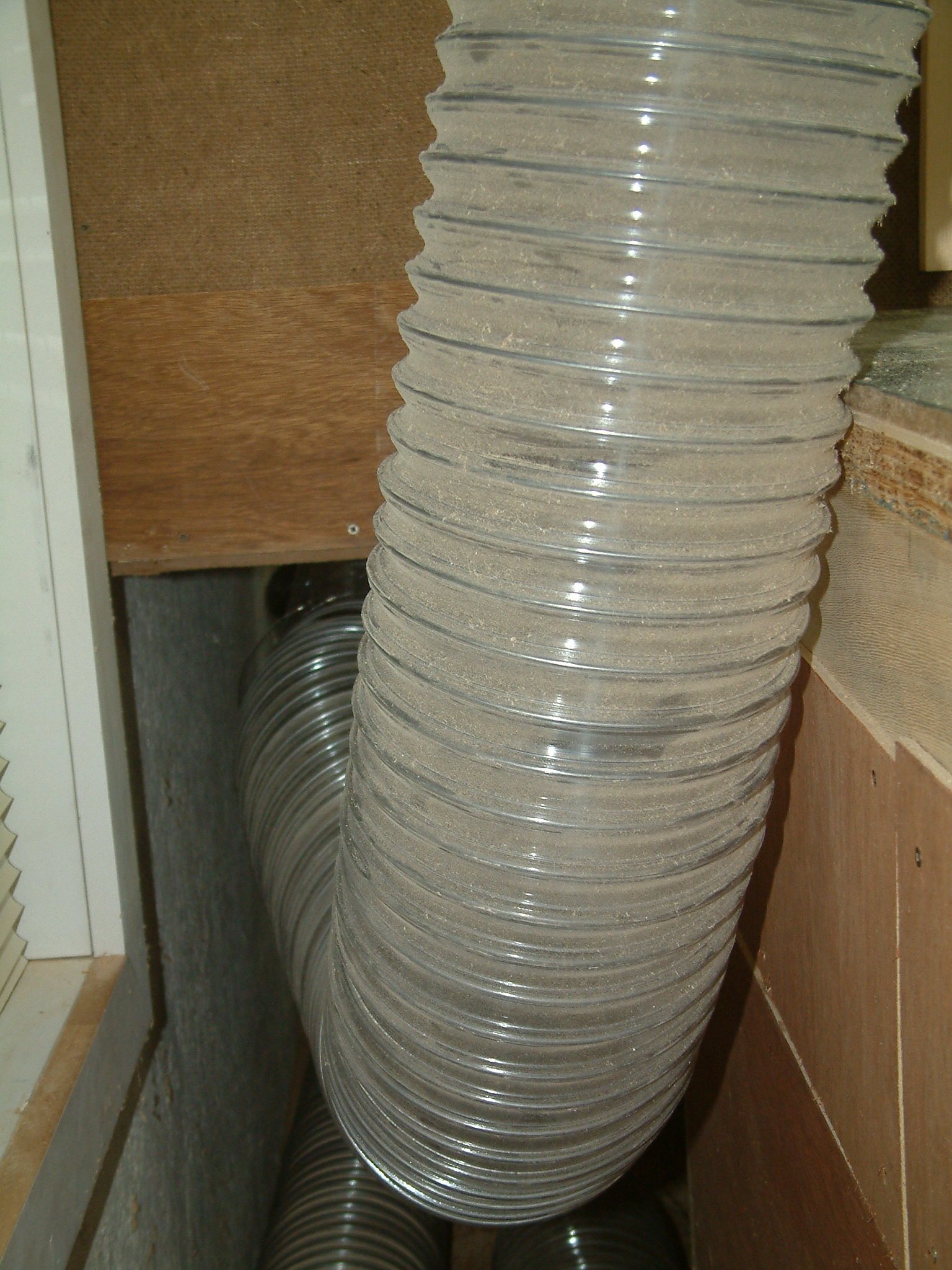 Miter saw dust collection hood NC Woodworker