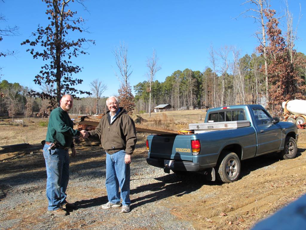 NCWW Jerry Craig and I after loading 50 bd ft of QSRO