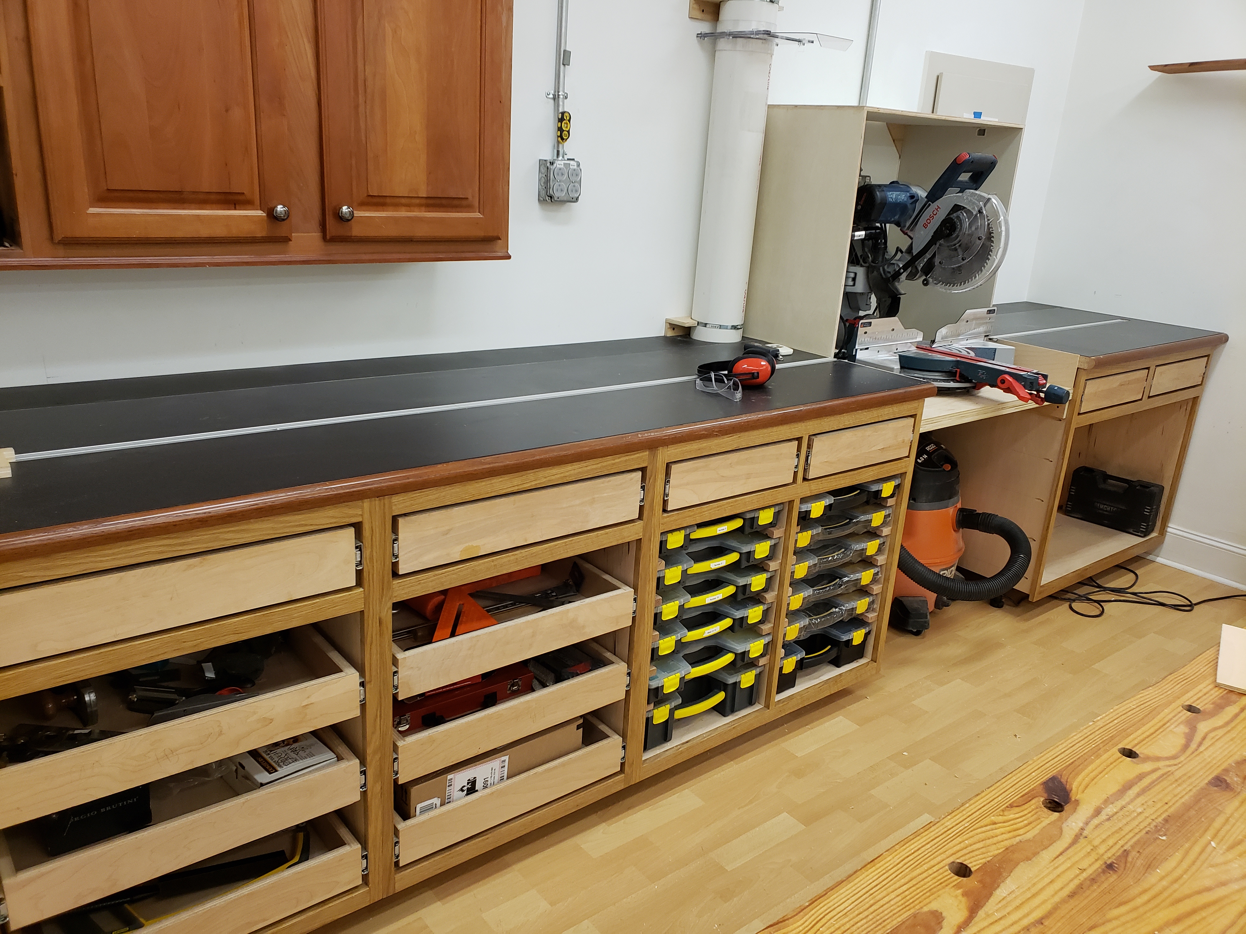 New miter saw bench