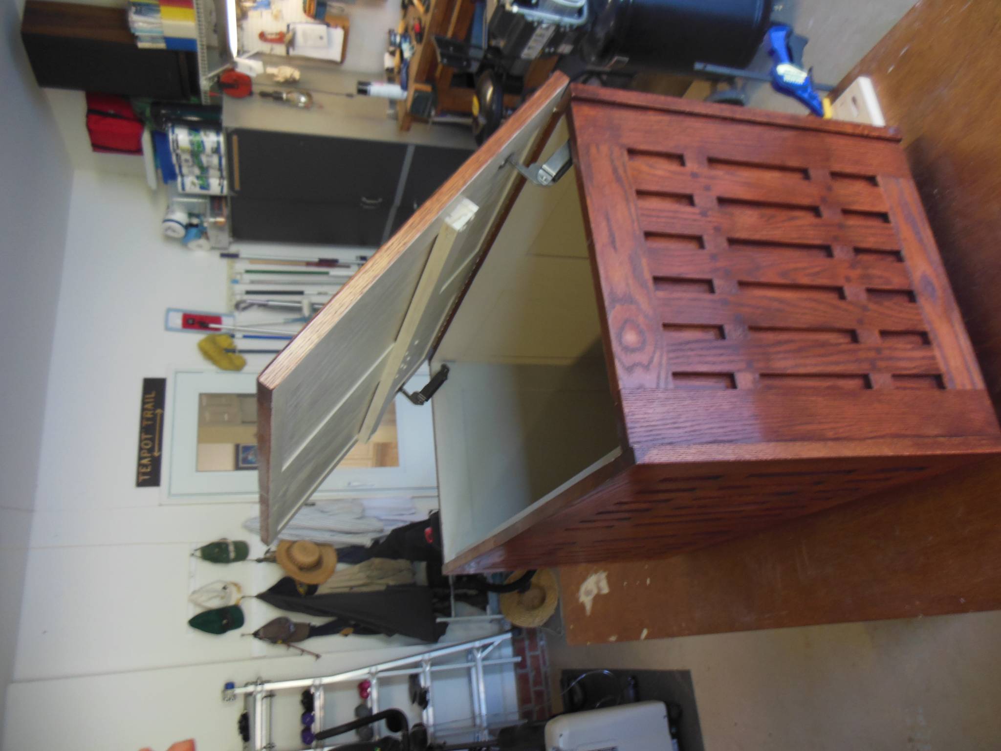 Oak Chest from Furniture Doors