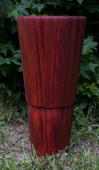 Padauk wood Ashiko shell