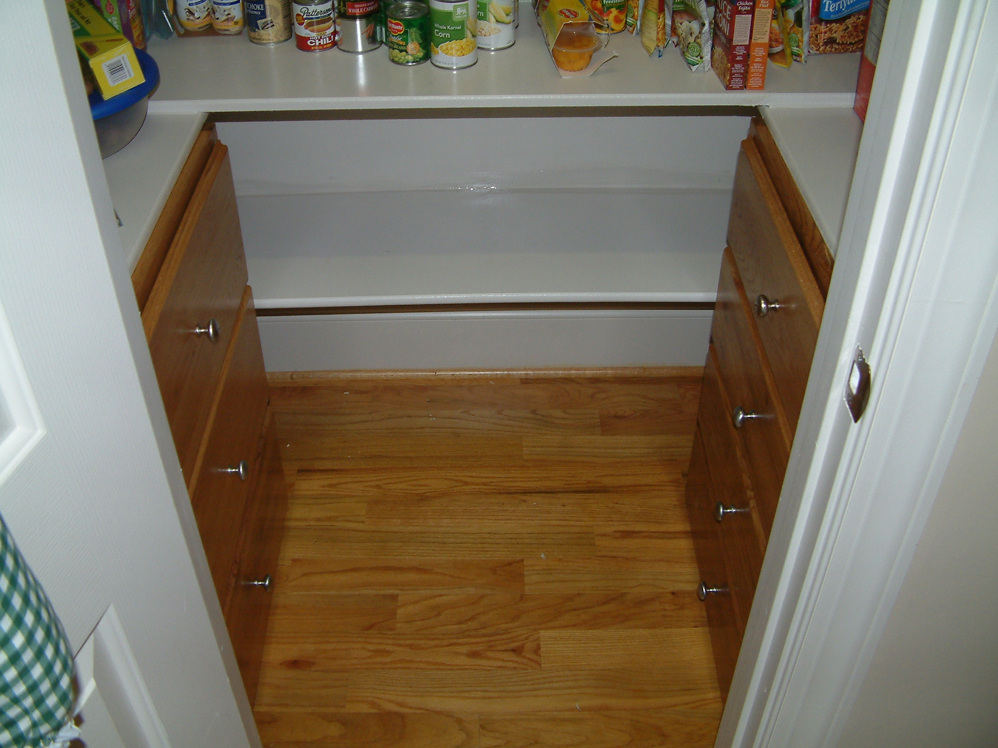 Pantry shelf