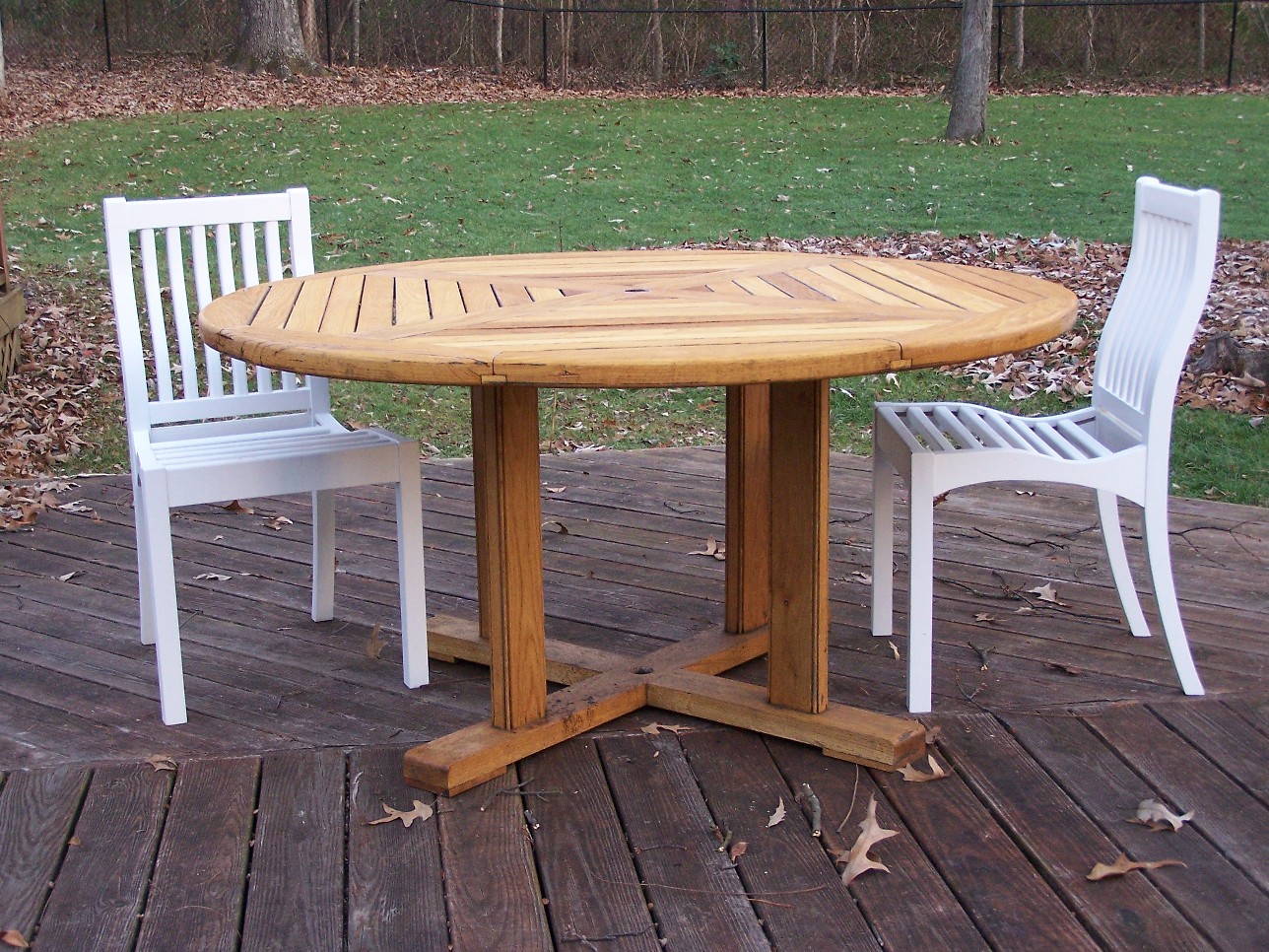 Patio table and chairs